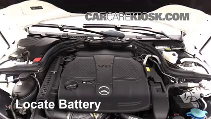 2013 Mercedes-Benz C300 4Matic Sport 3.5L V6 Battery Replace